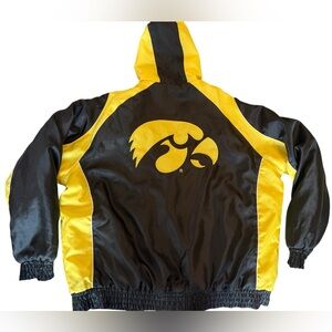 Vintage Iowa Hawkeyes Men Extra Large XL Jacket G-III Sports Embroidered As Is